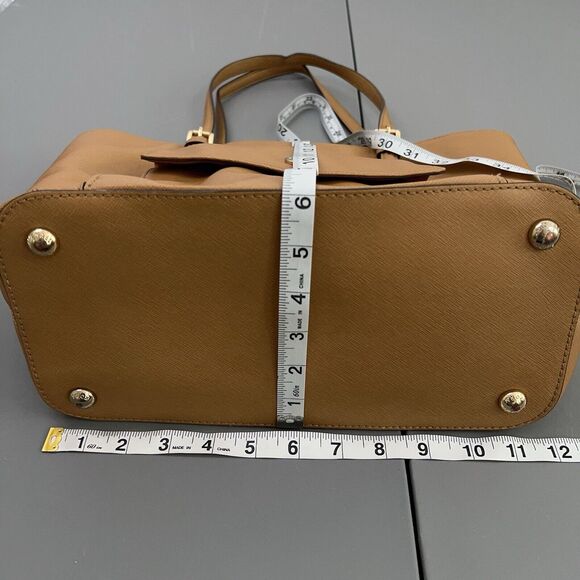 Michael Kors Jet Set Item Luggage Leather Tote Shoulder Bag Handbag Large Brfown - Picture 14 of 16